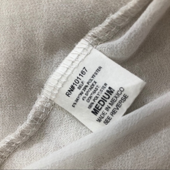 Pebble and Stone Tan and White Overlay Cardigan - Picture 10 of 10